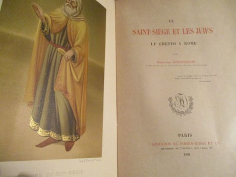 Le saint-Siège et les juifs le ghetto a rome. Rodocanachi (Emmanuel)