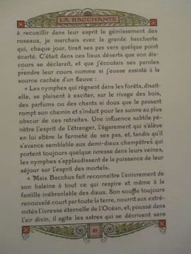 Le centaure - la bacchante. Maurice de Guérin