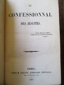Le confessionnal des jésuites