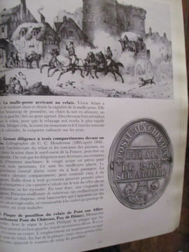 Au temps des malles poste et des diligences histoire des transports publics et de poste du XVIIe au XIXe siècle. Charbon (Paul)