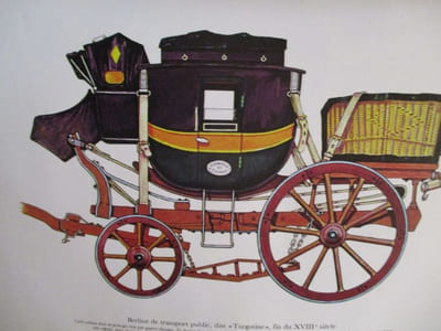 Au temps des malles poste et des diligences histoire des transports publics et de poste du XVIIe au XIXe siècle