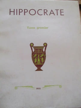 Oeuvres completes. Hippocrate