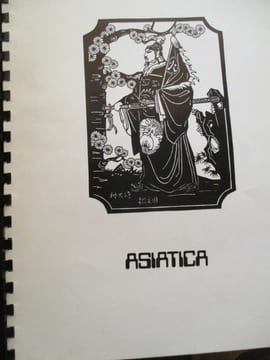 ASIATICA Catalogue du fonds extrême-oriental de la bibliothèque Panthéon. Dupuy  (Daniel)