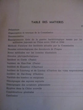 Rapport de la commission scientifique internationale chargée d examiner les faits concernant la guerre bacteriologique en corée et en chine. undefined