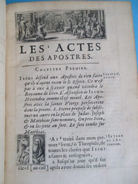 Le nouveau testament de nostre seigneur Jesus-Christ traduit sur l'ancienne édition Latine corrigée par le commandement du Pape Sixte V et publiée par ...