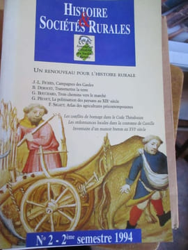 Histoire et sociétés rurales. collectif