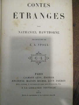 Contes étranges. Hawthorne (Nathaniel)