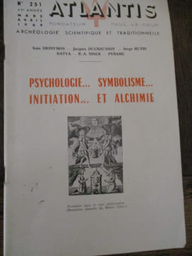 Atlantis archéologie scientifique et traditionnelle. collectif