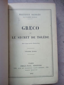 Greco ou le secret de Tolede
