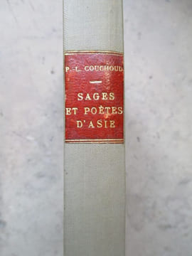 Sages et poetes d asie. Couchoud (Paul Louis)