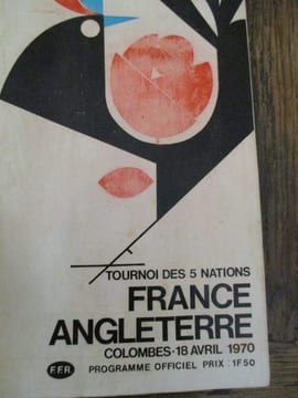 Tournoi des 5 nations France Angleterre colombes 18 avril 1970. undefined