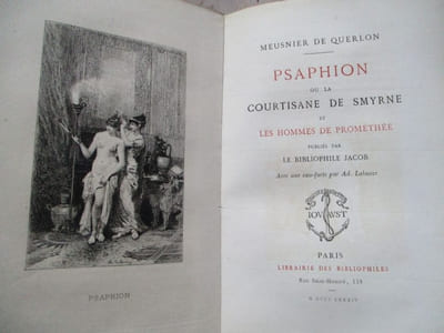 Psaphion ou la courtisane de smyrne et les hommes de Promethée