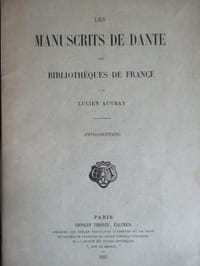 Les manuscrits de Dante des bibliothèques de France