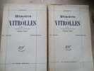 M&eacute;moires de Vitrolles. 