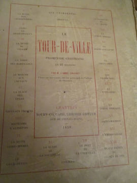 le tour de ville promenade chartraine en 22 stations. calluet ( l'abbé)