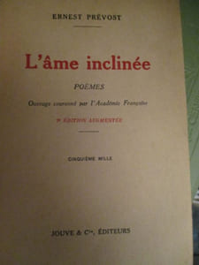 l'ame inclinée