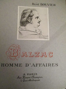 balzac homme d affaire