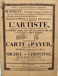 (THÉÂTRE D'ORLÉANS). Samedi 19 avril 1823. 