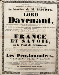 [THÉÂTRE D'ORLÉANS]. Jeudi 22 octobre 1825. Au bénéfice de M. Baptiste.