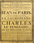 TH&Eacute;&Acirc;TRE DE CALAIS. Dimanche 4 ao&ucirc;.... (AFFICHE) –