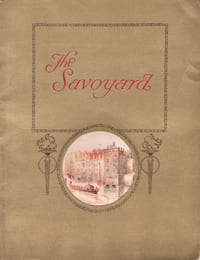 THE SAVOYARD.
