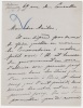 Lettre autographe signée à un « cher Maître ». . BIBESCO (Hélène).