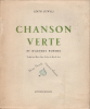 Chanson verte au d’autres poèmes. Traduits par Marie Laure. Préface de Harold Acton.. SITWELL (Edith).