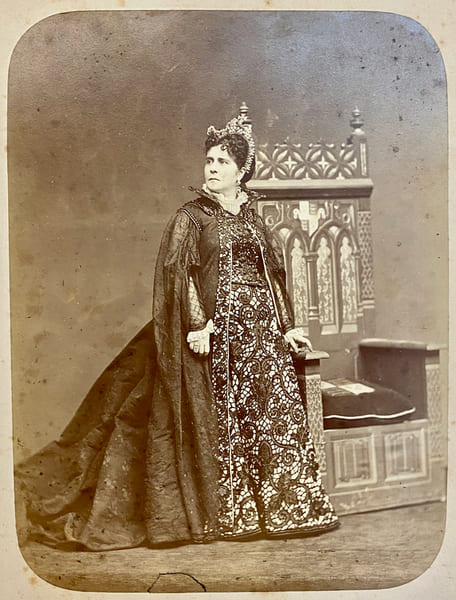 Acteurs de Marie Tudor, 1873.. CARJAT (&Eacute;tienne).