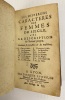 Les Differens Caracteres des femmes du siècle avec La Description de l’Amour-propre. Contenant six Caracteres et six Perfections.. [PRINGY, Madame ...