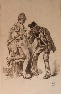 LES SONNETS DU DOCTEUR. Deuxième édition.
. [Georges CAMUZET] Illustrations de Félicien ROPS, Emile BAYARD et Louis LEGRAND
