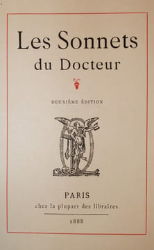 LES SONNETS DU DOCTEUR. Deuxième édition.
. [Georges CAMUZET] Illustrations de Félicien ROPS, Emile BAYARD et Louis LEGRAND
