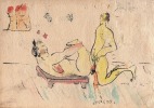 ALBUM DE 8 AQUARELLES ORIGINALES &Eacute;ROTIQUES.
. KEREKES