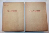 FÉCONDITÉ. LES QUATRE ÉVANGILES.
Édition originale 1/50 ex sur Japon