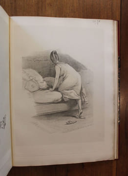 UN CAS DE RUPTURE.
Album d'épreuve, reliure signée. DUMAS Fils, Alexandre. COURBOIN, Eugène. UZANNE, Octave.
