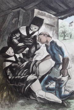 CONTES DE BOCCACE [LE DÉCAMÉRON]. Illustrés de quarante-cinq eaux-fortes en couleurs de Berthommé Saint André.
. Jean BOCCACE, [GIOVANNI BOCCACIO]
