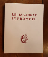 LE DOCTORAT IMPROMPTU.