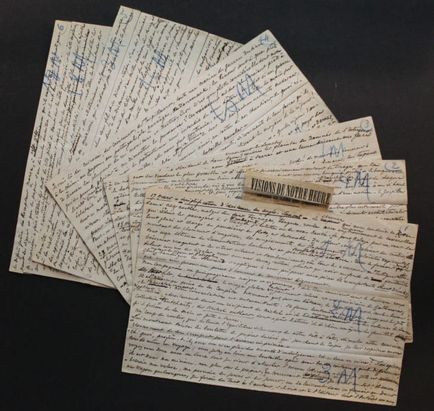  article autographe :Les Anglo-Saxons Anglais 6 p
. Octave Uzanne