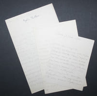 Trois lettres autographes d’Eugène Paillet[1] bibliophile, Président des Amis des Livres, à Octave Uzanne (1890).