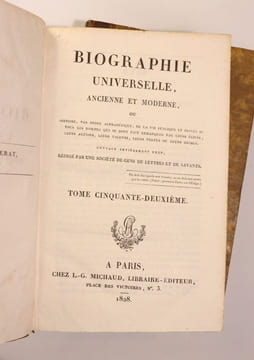 Biographie Universelle, ancienne et moderne, ou Histoire par ordre alphabétique, de la vie publique et privée de tous les hommes qui se sont fait ...