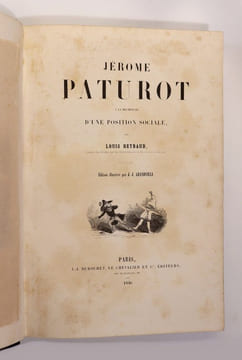 Jérôme Paturot à la recherche d'une position sociale. Louis Reybaud. J.-J. Grandville.
