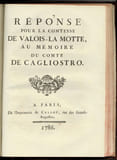 AFFAIRE DU COLLIER DE LA REINE MA.... COLLECTIF. [CARDINAL DE ROHAN, COMTESS...