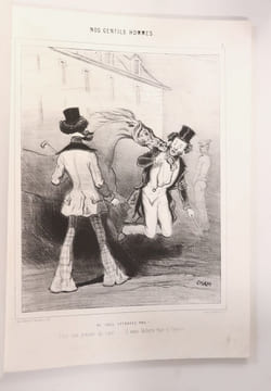 Nos Gentils Hommes, Goût, Tournure, Elegance, Moeurs et Plaisirs de la Jeunesse dorée par Cham.
. Amédée de Noé dit CHAM.