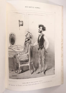 Nos Gentils Hommes, Goût, Tournure, Elegance, Moeurs et Plaisirs de la Jeunesse dorée par Cham.
. Amédée de Noé dit CHAM.