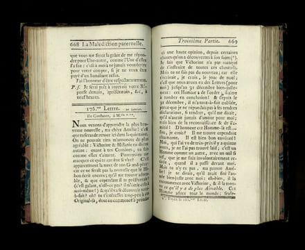 La Malédiction Paternelle : Lettres sincères et véritables de N. ******, à ses parents, ses amis, et ses maîtresses, avec les réponses : Recueillies ...