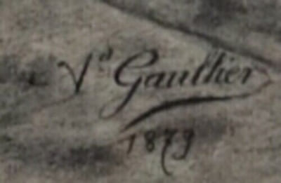 fusain dessin original scène XVIe siècle courrier