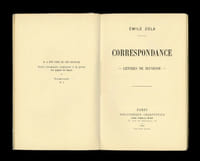 CORRESPONDANCE. Lettres de jeunesse. Eo