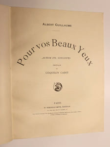 Album illustré POUR VOS BEAUX YEUX 1/13 JAPON RARE