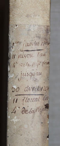 GAZETTE NATIONALE, OU LE MONITEUR UNIVERSEL
journal révolutionnaire janv. avril 1796