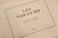 LES VOYEURS. Douze compositions gravées à l'eau-forte [par André Collot].