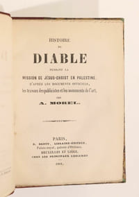 Histoire du Diable pendant la mission de Jésus-Christ en Palestine